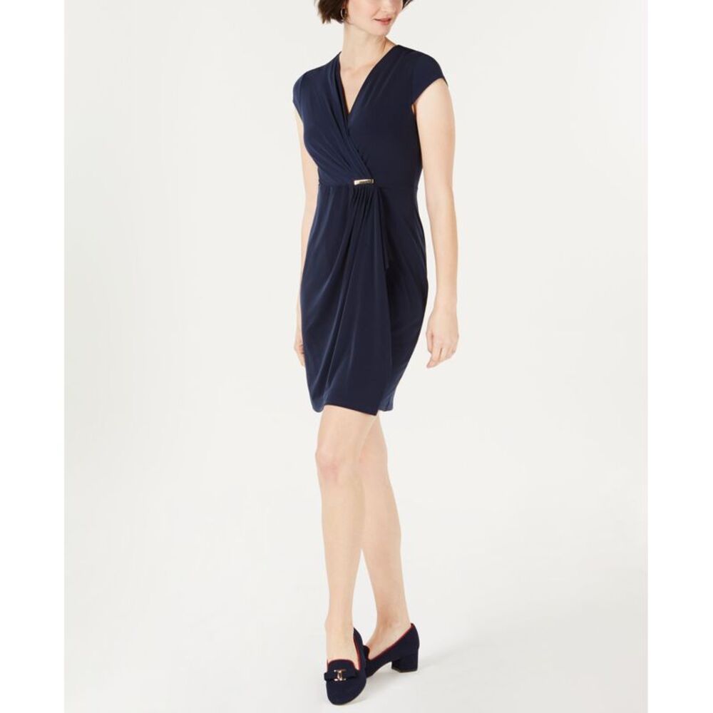 Charter Club Petite Surplice Wrap Dress